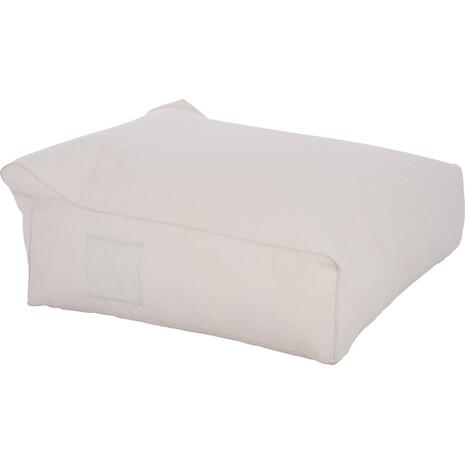 ΠΟΥΦ YAMIN 2ΑΤΟΜΩΝ ΜΕ TEXTILENE 600gr/m2 2X1 ΛΕΥΚΟ HM5773.11 140x140x40-60Υεκ.