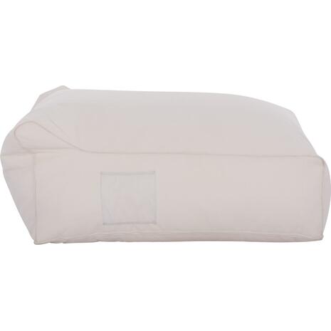 ΠΟΥΦ YAMIN 2ΑΤΟΜΩΝ ΜΕ TEXTILENE 600gr/m2 2X1 ΛΕΥΚΟ HM5773.11 140x140x40-60Υεκ.