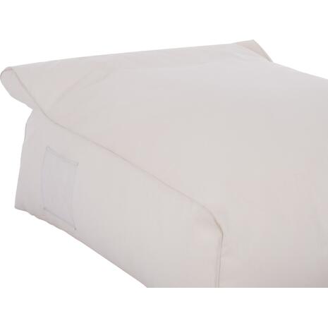 ΠΟΥΦ YAMIN 2ΑΤΟΜΩΝ ΜΕ TEXTILENE 600gr/m2 2X1 ΛΕΥΚΟ HM5773.11 140x140x40-60Υεκ.
