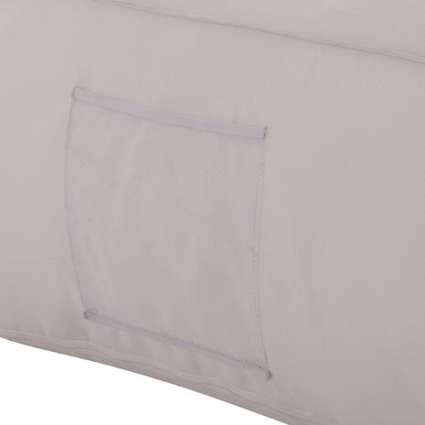 ΠΟΥΦ YAMIN 2ΑΤΟΜΩΝ ΜΕ TEXTILENE 600gr/m2 2X1 ΛΕΥΚΟ HM5773.11 140x140x40-60Υεκ.
