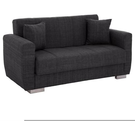 ΚΑΝΑΠΕΣ ΚΡΕΒΑΤΙ POLYA ΔΙΘΕΣΙΟΣ ΓΚΡΙ HM3241.03 153x87x77Υεκ.