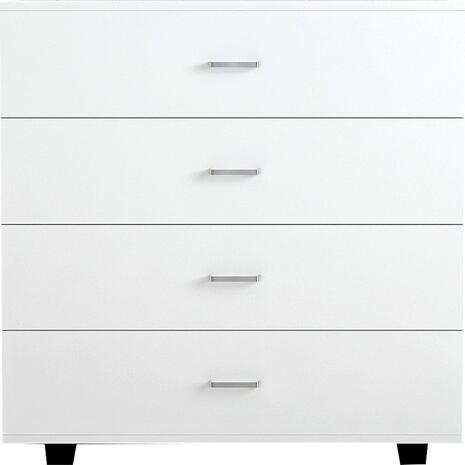 ΣΥΡΤΑΡΙΕΡΑ ME 4 ΣΥΡΤΑΡΙΑ THORG HM8996.03 ΜΕΛΑΜΙΝΗ ΣΕ ΛΕΥΚΟ 80x40x83Yεκ.