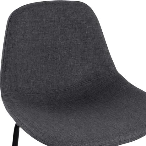 ΣΚΑΜΠΟ VINCENT HM9298.10 ΜΕΣΑΙΟΥ ΥΨΟΥΣ ΓΚΡΙ  ΜΕ ΜΕΤΑΛΛΙΚΑ ΠΟΔΙΑ 47x51x96 εκ. (σετ 4 τεμαχίων)