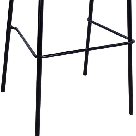 ΣΚΑΜΠΟ VINCENT HM9298.10 ΜΕΣΑΙΟΥ ΥΨΟΥΣ ΓΚΡΙ  ΜΕ ΜΕΤΑΛΛΙΚΑ ΠΟΔΙΑ 47x51x96 εκ. (σετ 4 τεμαχίων)