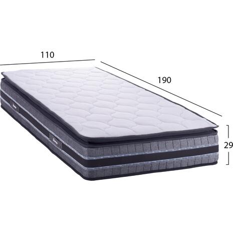 ΣΤΡΩΜΑ DREAMTOPIA FRANKLIN HM657.110 BONNELL SPRING ΜΕ ΑΝΩΣΤΡΩΜΑ 110x190x29Y εκ.