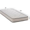 ΣΤΡΩΜΑ DREAMTOPIA ΣΕΙΡΑ RELIEF HM653.90 BONNELL SPRING 90x190x20Y εκ.