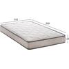 ΣΤΡΩΜΑ DREAMTOPIA ΣΕΙΡΑ ATLAS HM654.110-200 BONNELL SPRING 110x200x20Y εκ.