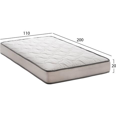 ΣΤΡΩΜΑ DREAMTOPIA ΣΕΙΡΑ ATLAS HM654.110-200 BONNELL SPRING 110x200x20Y εκ.