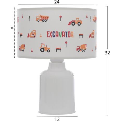 ΠΑΙΔΙΚΟ ΦΩΤΙΣΤΙΚΟ ΕΠΙΤΡΑΠΕΖΙΟ BALOO HM7577.04 Φ24x32Y εκ.