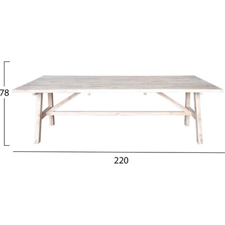 ΤΡΑΠΕΖΙ GROOVE HM9390.01 ΑΠΟ ΞΥΛΟ ΜΑΣΙΦ ΤΕΑΚ 220X100X90Υεκ.