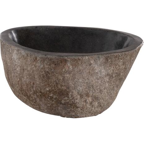 ΝΙΠΤΗΡΑΣ STONE SINK ΛΑΞΕΥΜΕΝΗ ΠΕΤΡΑ ΓΚΡΙ ΧΡΩΜΑ 40x40x20Yεκ.HM7807