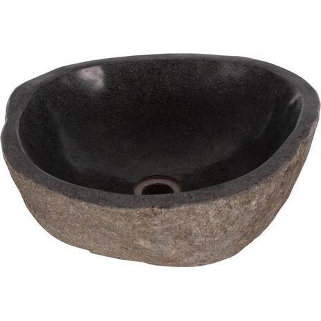 ΝΙΠΤΗΡΑΣ STONE SINK ΛΑΞΕΥΜΕΝΗ ΠΕΤΡΑ ΓΚΡΙ ΧΡΩΜΑ 40x40x20Yεκ.HM7807