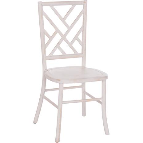 ΚΑΡΕΚΛΑ ΑΠΟ ΞΥΛΟ ΤΟΟΝ WHITE WASH 44.5x48x96Υεκ.HM9410.05
