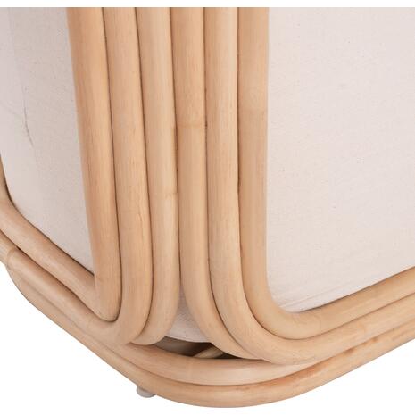 ΠΟΛΥΘΡΟΝΑ DUCHESS ΑΠΟ RATTAN ΦΥΣΙΚΟ-ΕΚΡΟΥ ΜΑΞΙΛΑΡΙ HM9478 81x59x70Y εκ.
