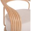 ΠΟΛΥΘΡΟΝΑ DUCHESS ΑΠΟ RATTAN ΦΥΣΙΚΟ-ΕΚΡΟΥ ΜΑΞΙΛΑΡΙ HM9478 81x59x70Y εκ.