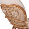 ΚΟΥΝΙΣΤΗ ΠΟΛΥΘΡΟΝΑ ΜΕ ΜΑΞΙΛΑΡΙ SANTA FE RATTAN HM9343 60x103x90Υ εκ.