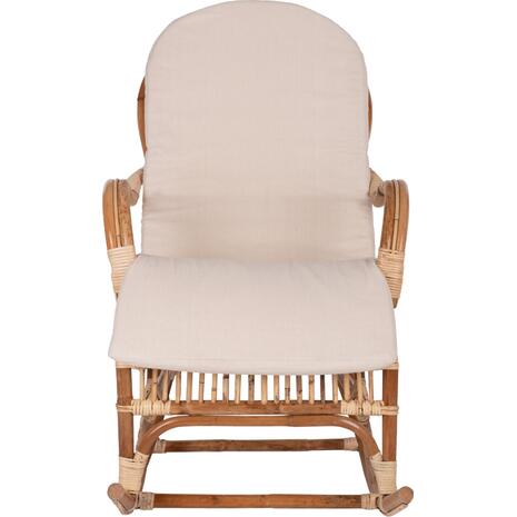 ΚΟΥΝΙΣΤΗ ΠΟΛΥΘΡΟΝΑ ΜΕ ΜΑΞΙΛΑΡΙ SANTA FE RATTAN HM9343 60x103x90Υ εκ.
