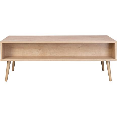 ΤΡΑΠΕΖΙ ΣΑΛΟΝΙΟΥ ΜΕΛΑΜΙΝΗΣ COLM RATTAN HM9224.11 ΣΕ ΦΥΣΙΚΟ ΧΡΩΜΑ 110x59x39,5Yεκ.