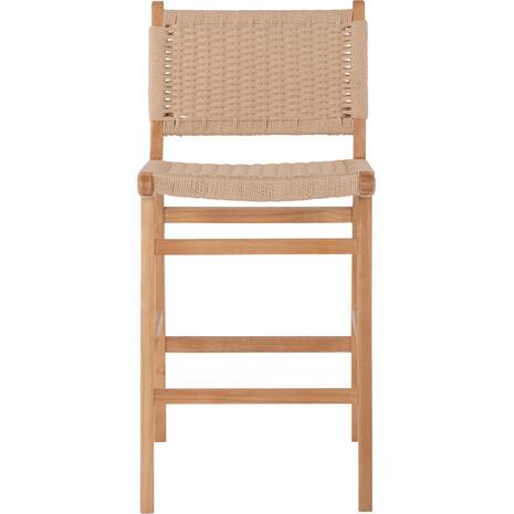 ΣΚΑΜΠΟ ΜΕΣΑΙΟΥ ΥΨΟΥΣ HM9332.01 RUBBERWOOD & ΣΧΟΙΝΙ- ΦΥΣΙΚΟ ΧΡΩΜΑ 45x46x95Υεκ.