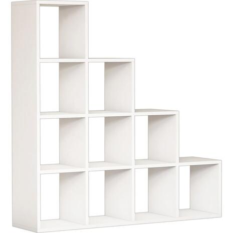 ΒΙΒΛΙΟΘΗΚΗ ΜΕΛΑΜΙΝΗΣ SCALE HM9238.11 ΛΕΥΚΟ 120x30x123,6Υεκ.