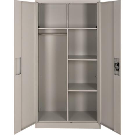 ΝΤΟΥΛΑΠΑ ΜΕΤΑΛΛΙΚΗ CLOD HM5961.11 2ΦΥΛΛΗ ΜΕ ΧΩΡΙΣΜΑ ΑΝΟΙΧΤΟ ΓΚΡΙ 90Χ40Χ180Yεκ.