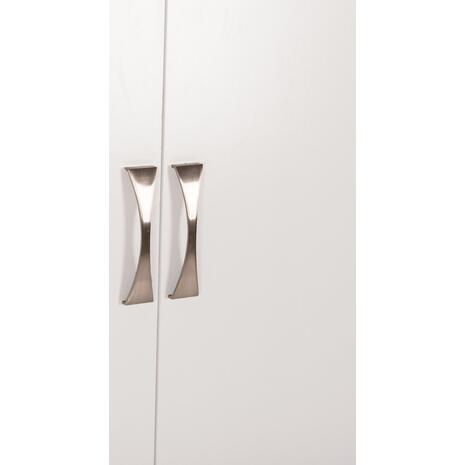 ΝΤΟΥΛΑΠΑ 3ΦΥΛΛΗ CARLY HM384.05 ΜΕ ΔΥΟ ΣΥΡΤΑΡΙΑ ΛΕΥΚΗ 150X55Χ180Υεκ.