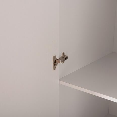 ΝΤΟΥΛΑΠΑ 3ΦΥΛΛΗ CARLY HM384.05 ΜΕ ΔΥΟ ΣΥΡΤΑΡΙΑ ΛΕΥΚΗ 150X55Χ180Υεκ.