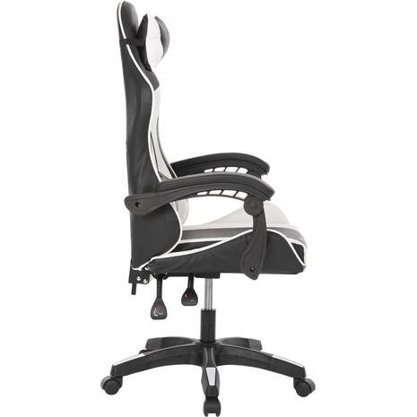 ΠΟΛΥΘΡΟΝΑ GAMING HM1185.03 ΣΕ ΧΡΩΜΑ ΜΑΥΡΟ-ΛΕΥΚΟ 3x61x121Y εκ.