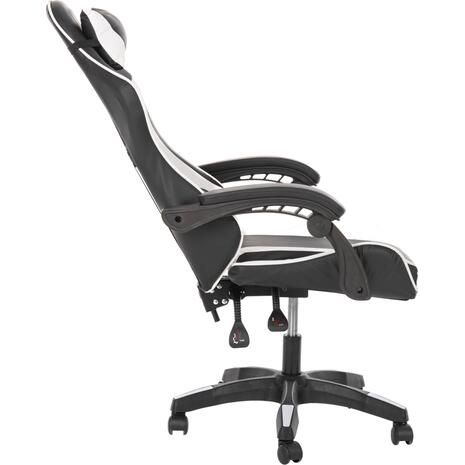 ΠΟΛΥΘΡΟΝΑ GAMING HM1185.03 ΣΕ ΧΡΩΜΑ ΜΑΥΡΟ-ΛΕΥΚΟ 3x61x121Y εκ.