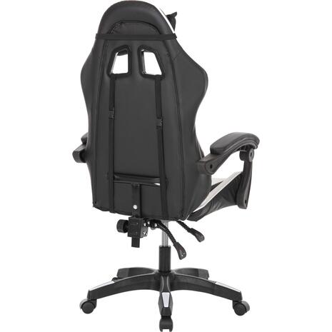 ΠΟΛΥΘΡΟΝΑ GAMING HM1185.03 ΣΕ ΧΡΩΜΑ ΜΑΥΡΟ-ΛΕΥΚΟ 3x61x121Y εκ.