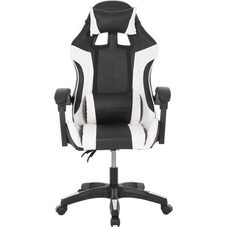 ΠΟΛΥΘΡΟΝΑ GAMING HM1185.03 ΣΕ ΧΡΩΜΑ ΜΑΥΡΟ-ΛΕΥΚΟ 3x61x121Y εκ.