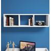 ΡΑΦΙΕΡΑ ΤΟΙΧΟΥ ΜΕΛΑΜΙΝΗΣ ΛΕΥΚΗ CLASSIKER HM9228.11 90x22x25,6Υ εκ.