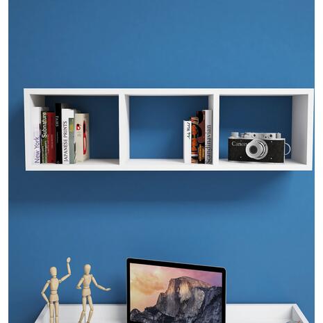 ΡΑΦΙΕΡΑ ΤΟΙΧΟΥ ΜΕΛΑΜΙΝΗΣ ΛΕΥΚΗ CLASSIKER HM9228.11 90x22x25,6Υ εκ.