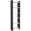 ΒΙΒΛΙΟΘΗΚΗ CLASSIKER HM9226.13 ΜΕΛΑΜΙΝΗΣ ΓΚΡΙ-ΛΕΥΚΟ 48,5x22x160Υεκ.