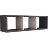 ΡΑΦΙΕΡΑ ΤΟΙΧΟΥ ΜΕΛΑΜΙΝΗΣ ΓΚΡΙ & ΛΕΥΚΟ CLASSIKER HM9228.13 90x22x25,6Υ εκ.