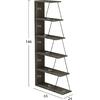 ΒΙΒΛΙΟΘΗΚΗ ΜΙΝΙ TARS HM2241.13 OLIVE GREY ME ΜΑΥΡΕΣ ΒΕΡΓΕΣ 65x22-24x146Υεκ.