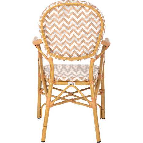 ΠΟΛΥΘΡΟΝΑ ΑΛΟΥΜΙΝΙΟΥ BAMBOO LOOK ΦΥΣΙΚΟ - ΛΕΥΚΟ HM5928.03 55x58x95 εκ.