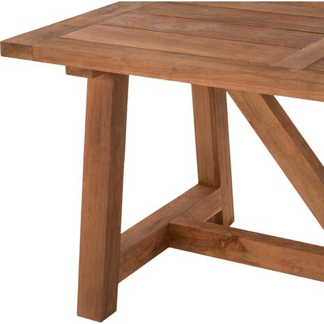 ΤΡΑΠΕΖΙ ΤΡΑΠΕΖΑΡΙΑΣ HM7922 PLUTON RECYCLED TEAK ΣΕ ΦΥΣΙΚΟ ΧΡΩΜΑ 200X100X75Yεκ.