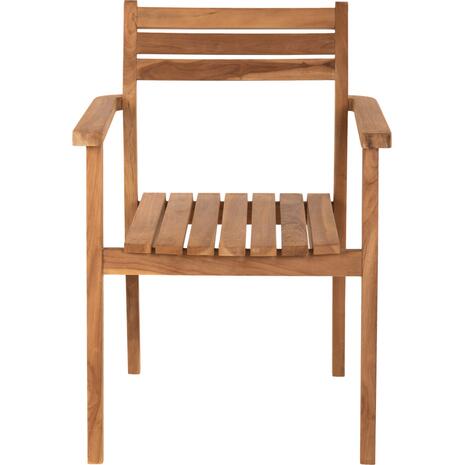 ΠΟΛΥΘΡΟΝΑ ERIETTA ΞΥΛΟ TEAK ΣΤΟΙΒΑΖΟΜΕΝΗ HM9534 ΣΕ ΦΥΣΙΚΟ ΧΡΩΜΑ 60x54x87Y εκ.