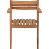 ΠΟΛΥΘΡΟΝΑ ERIETTA ΞΥΛΟ TEAK ΣΤΟΙΒΑΖΟΜΕΝΗ HM9534 ΣΕ ΦΥΣΙΚΟ ΧΡΩΜΑ 60x54x87Y εκ.