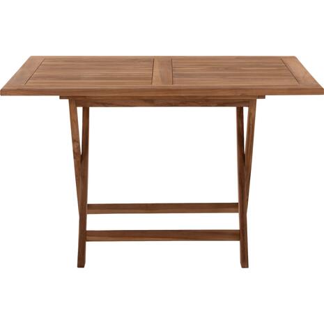 ΤΡΑΠΕΖΙ ΤΡΑΠΕΖΑΡΙΑΣ KENDALL ΠΤΥΣΣΟΜΕΝΟ HM9542 TEAK ΣΕ ΦΥΣΙΚΟ ΧΡΩΜΑ 120x80x75Yεκ.