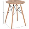 ΤΡΑΠΕΖΙ ΣΤΡΟΓΓΥΛΟ MINIMAL HM0060.04 ΦΥΣΙΚΟ ΧΡΩΜΑ MDF-ΠΟΔΙΑ ΟΞΙΑΣ ΣΕ ΦΥΣΙΚΟ ΧΡΩΜΑ Φ60Χ76Υεκ.