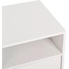 ΚΟΜΟΔΙΝΟ ΜΕΛΑΜΙΝΗΣ MALORY HM2205.05 ΛΕΥΚO 40x40x50Yεκ. (Λευκό)