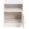ΚΟΜΟΔΙΝΟ ΜΕΛΑΜΙΝΗΣ MALORY HM2205.05 ΛΕΥΚO 40x40x50Yεκ. (Λευκό)