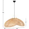 ΦΩΤΙΣΤΙΚΟ ΟΡΟΦΗΣ ΚΡΕΜΑΣΤΟ PERK HM7861 RATTAN ΣΕ ΦΥΣΙΚΟ ΧΡΩΜΑ 100x80x142Υ εκ.