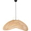 ΦΩΤΙΣΤΙΚΟ ΟΡΟΦΗΣ ΚΡΕΜΑΣΤΟ PERK HM7861 RATTAN ΣΕ ΦΥΣΙΚΟ ΧΡΩΜΑ 100x80x142Υ εκ.