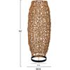 ΦΩΤΙΣΤΙΚΟ ΔΑΠΕΔΟΥ HM7877 RATTAN ΣΕ ΦΥΣΙΚΟ ΧΡΩΜΑ Φ24x62Yεκ.