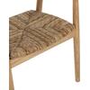 ΠΟΛΥΘΡΟΝΑ KINGSLEY HM9634.01 ΞΥΛΟ TEAK & ΨΑΘΑ ΣΕ ΦΥΣΙΚΟ ΧΡΩΜΑ 57,5x54x80Yεκ.