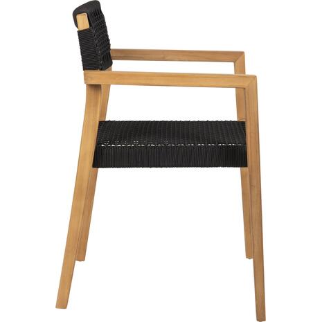 ΠΟΛΥΘΡΟΝΑ CHARLOTTE HM9637.02 ΞΥΛΟ TEAK & ΜΑΥΡΟ ΣΧΟΙΝΙ--B'ΔΙΑΛΟΓΗΣ 59x54x83Y