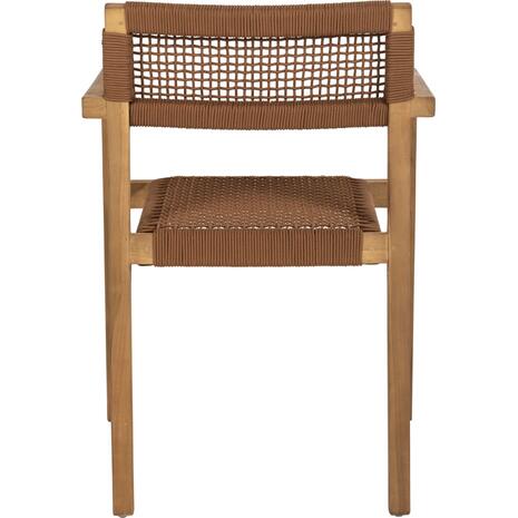 ΠΟΛΥΘΡΟΝΑ CHARLOTTE HM9637.01 ΞΥΛΟ TEAK & ΚΑΦΕ ΣΧΟΙΝΙ--B'ΔΙΑΛΟΓΗΣ 59x54x83Y εκ.